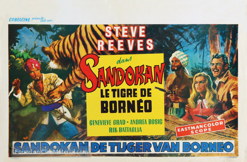Sandokan, la tigre di Mompracem - Belgian Movie Poster