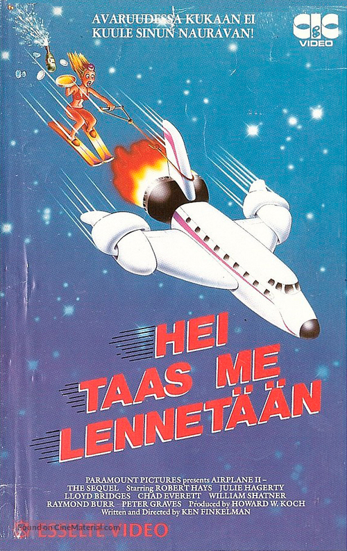 Airplane II: The Sequel - Finnish VHS movie cover