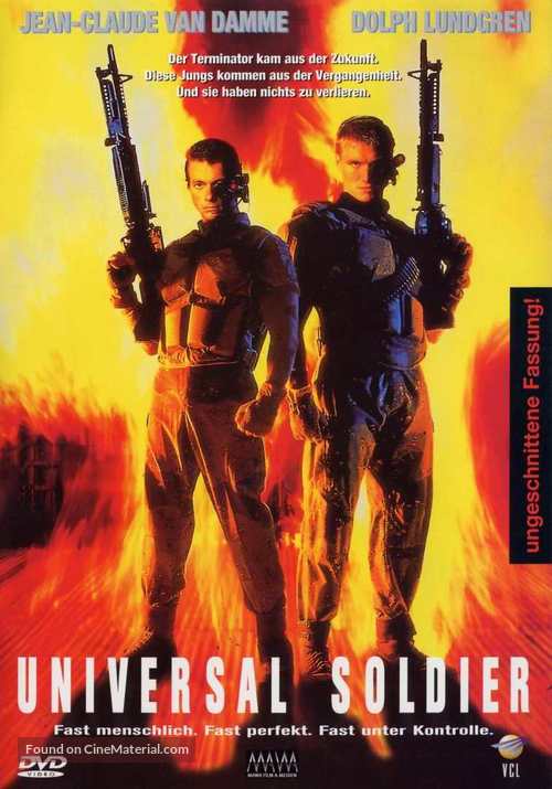 Universal Soldier - German DVD movie cover