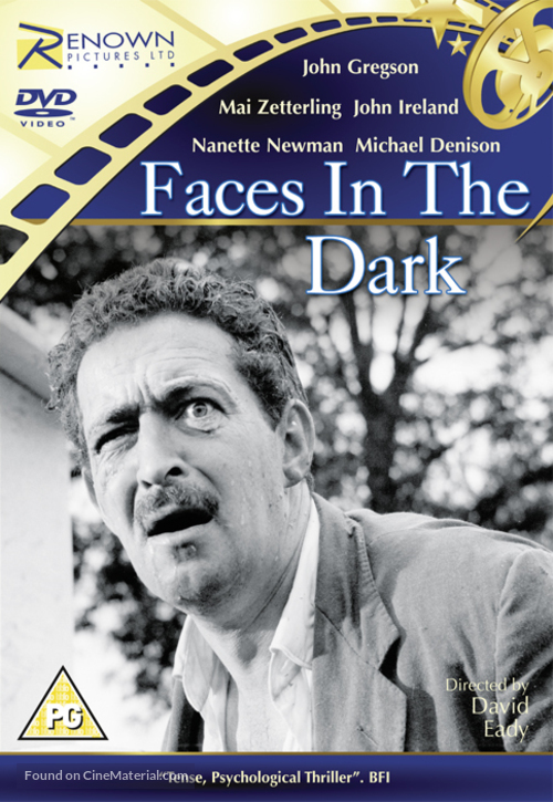 Faces in the Dark - British DVD movie cover