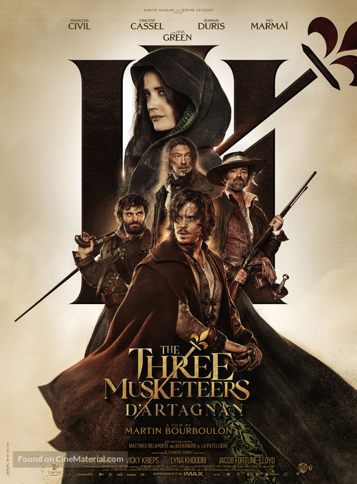 Les trois mousquetaires: D&#039;Artagnan - International Movie Poster