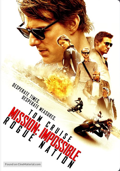 Mission: Impossible - Rogue Nation - DVD movie cover