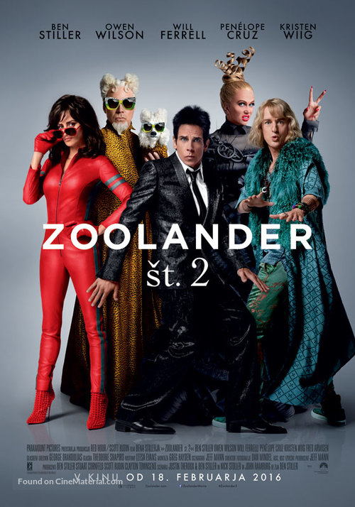 Zoolander 2 - Slovenian Movie Poster