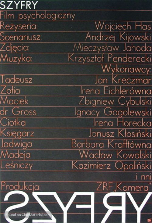 Szyfry - Polish Movie Poster