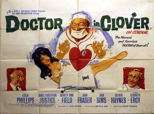 Doctor in Clover - British Movie Poster