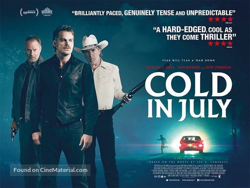 Cold in July - British Movie Poster