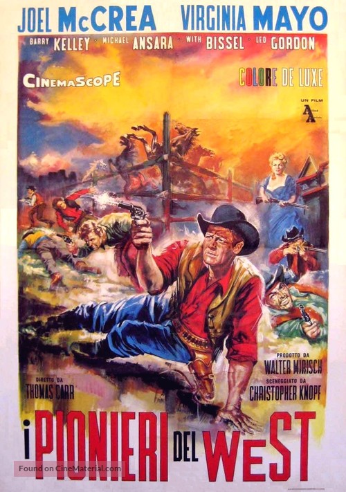 The Tall Stranger - Italian Movie Poster