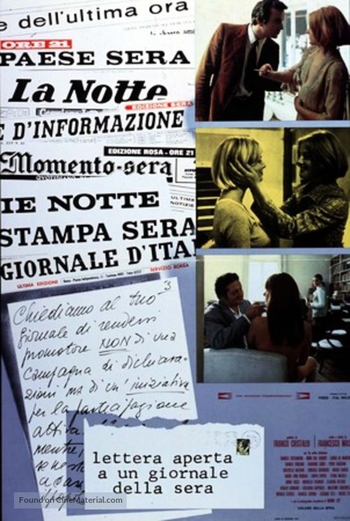 Lettera aperta a un giornale della sera - Italian Movie Poster