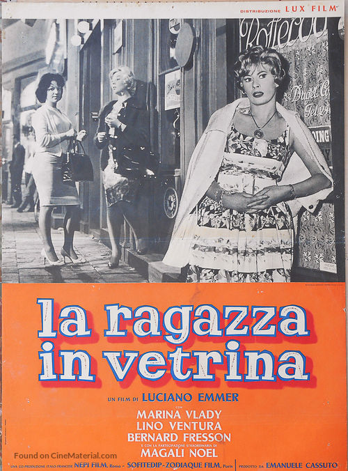 La ragazza in vetrina - Italian Movie Poster