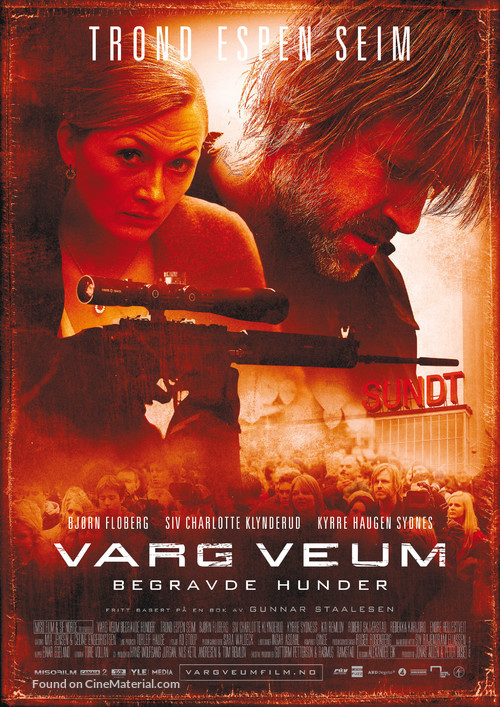 Varg Veum - Begravde hunder - Norwegian Movie Poster