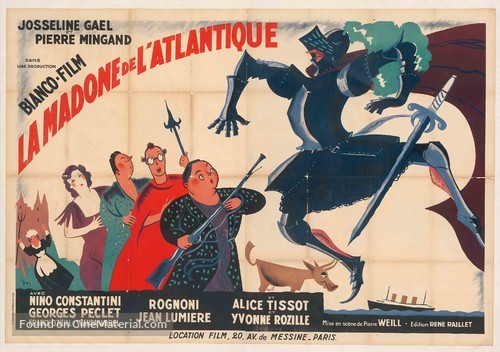 La madone de l&#039;atlantique - French Movie Poster