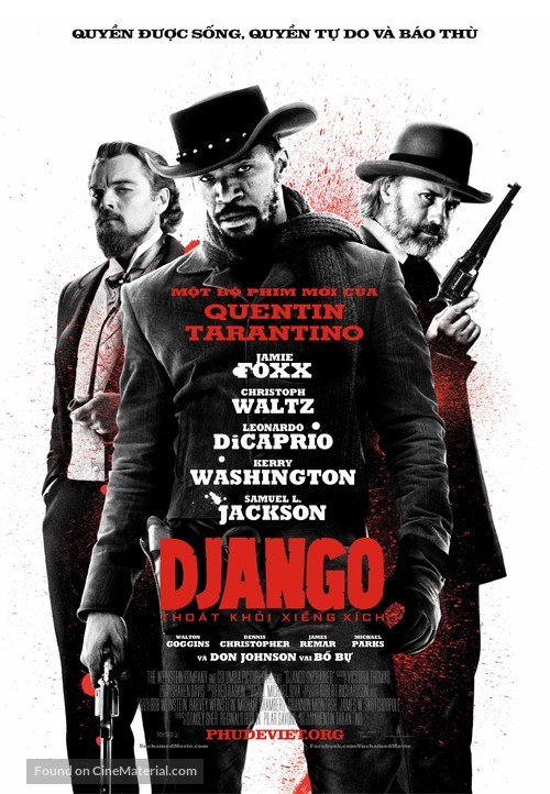 Django Unchained - Vietnamese Movie Poster