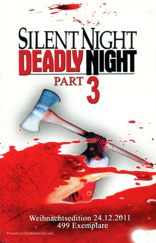 Silent Night, Deadly Night III: Better Watch Out! - German DVD movie cover