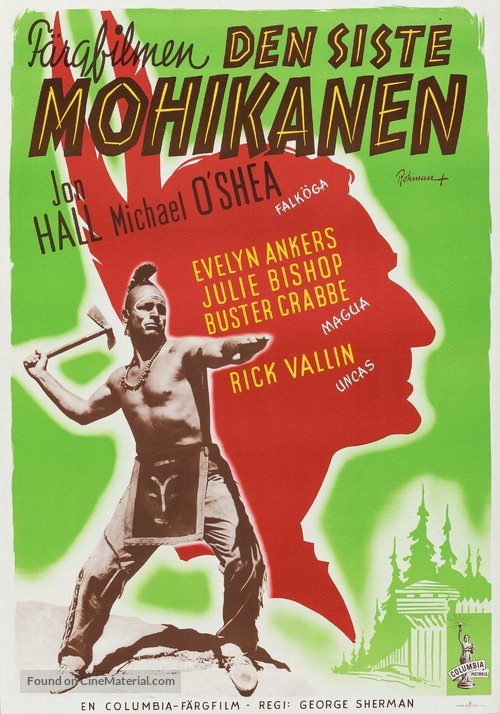 Last of the Redmen - Swedish Movie Poster