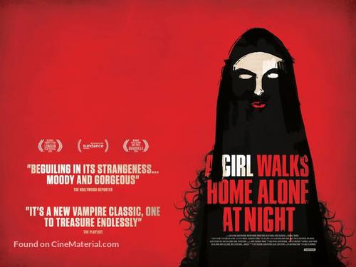 A Girl Walks Home Alone at Night - British Movie Poster
