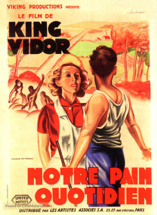 Our Daily Bread - French Movie Poster