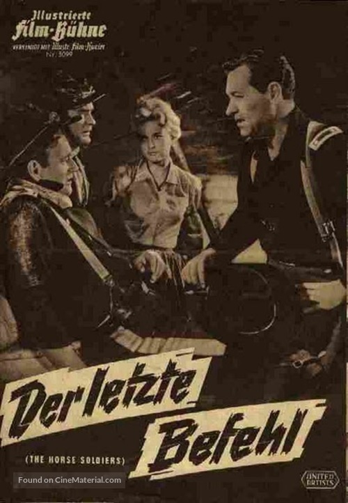 The Horse Soldiers - German poster