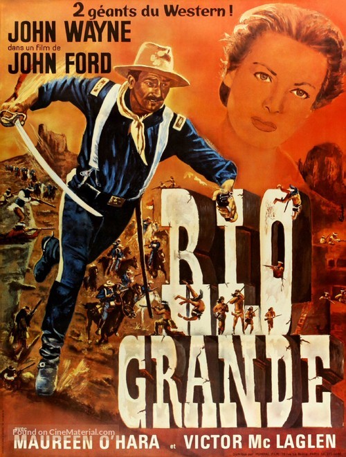 Rio Grande - French Movie Poster