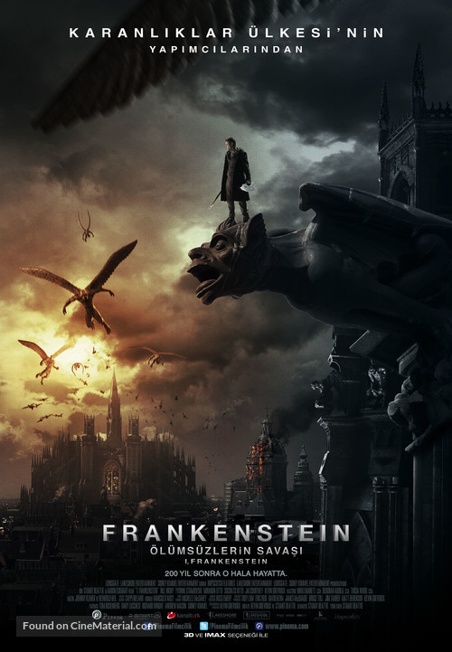 I, Frankenstein - Turkish Movie Poster