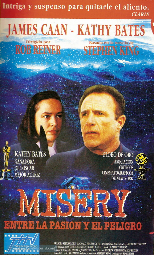 Misery - Argentinian Movie Cover