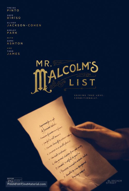 Mr. Malcolm&#039;s List - Movie Poster