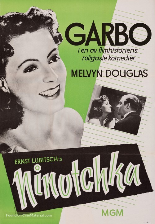 Ninotchka - Swedish Movie Poster