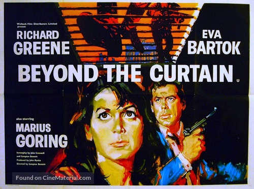 Beyond the Curtain - British Movie Poster