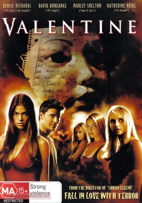 Valentine - Australian DVD movie cover