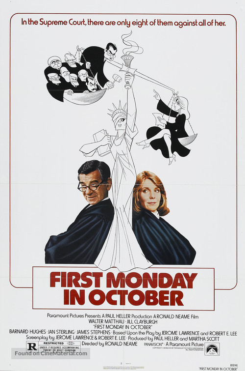 First Monday in October - Movie Poster