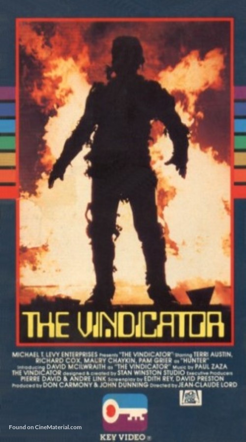 The Vindicator - VHS movie cover
