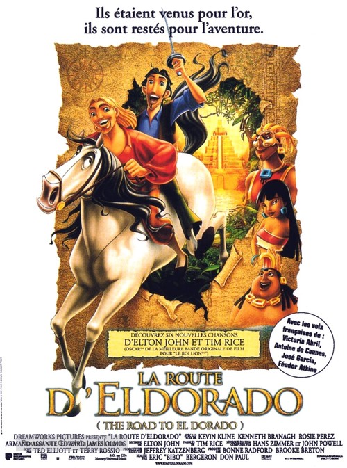 The Road to El Dorado - French Movie Poster