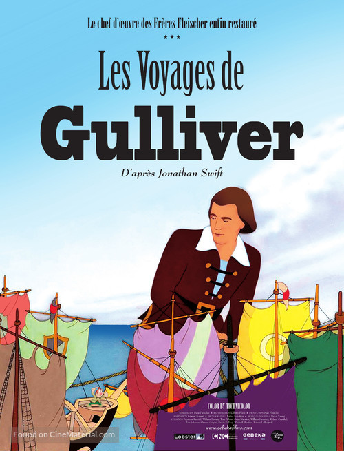 Gulliver&#039;s Travels - French Re-release movie poster