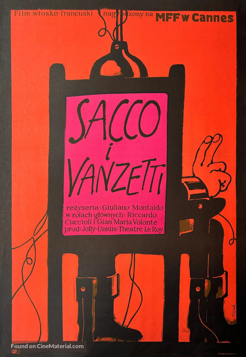 Sacco e Vanzetti - Polish Movie Poster