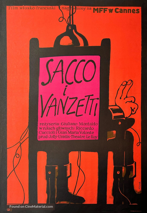 Sacco e Vanzetti - Polish Movie Poster