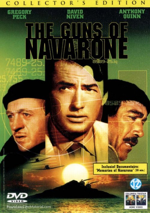 The Guns of Navarone - Dutch Movie Cover