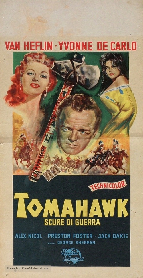 Tomahawk - Italian Movie Poster