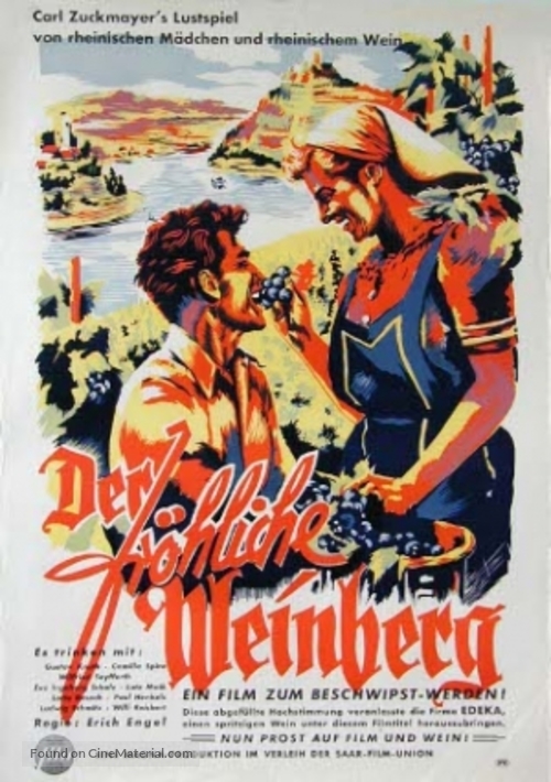 Der fr&ouml;hliche Weinberg - German Movie Poster