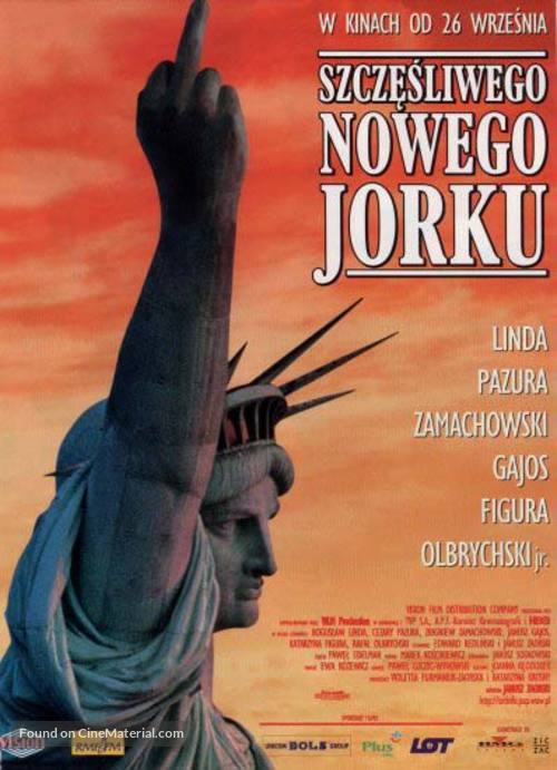Szczesliwego Nowego Jorku - Polish Movie Poster