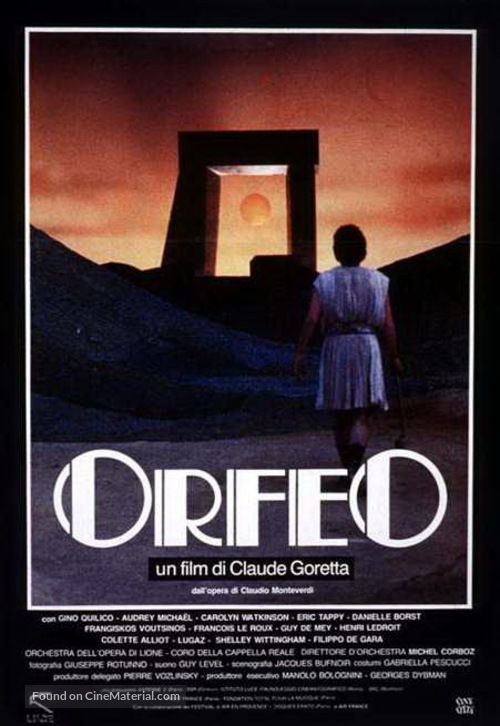 Orfeo - Italian Movie Poster