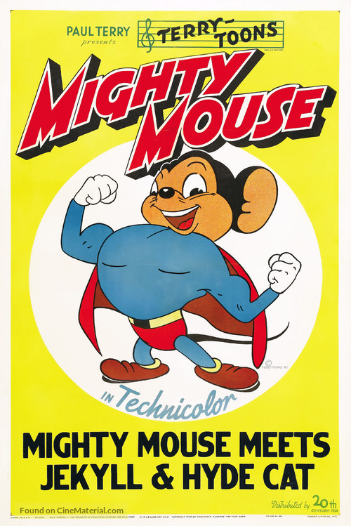 Mighty Mouse Meets Jekyll and Hyde Cat - Movie Poster