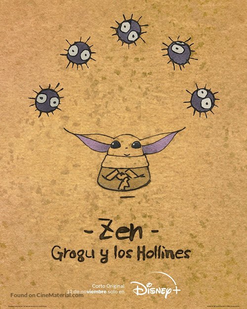 Zen - Grogu and Dust Bunnies - Spanish Movie Poster