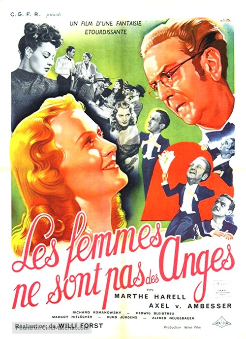 Vrouwen zijn geen engelen - French Movie Poster