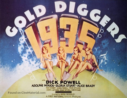 Gold Diggers of 1935 - British Movie Poster