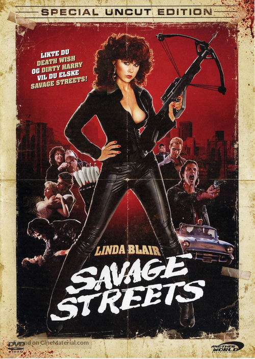 Savage Streets - Danish DVD movie cover