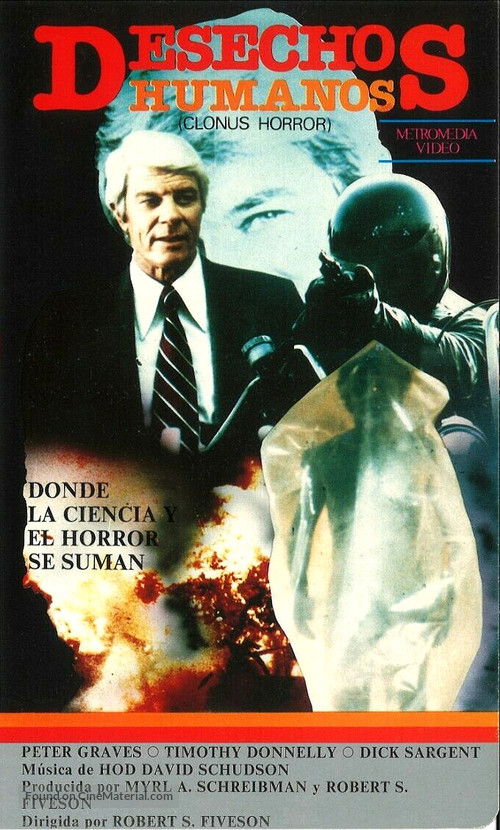 The Clonus Horror - Spanish Movie Cover