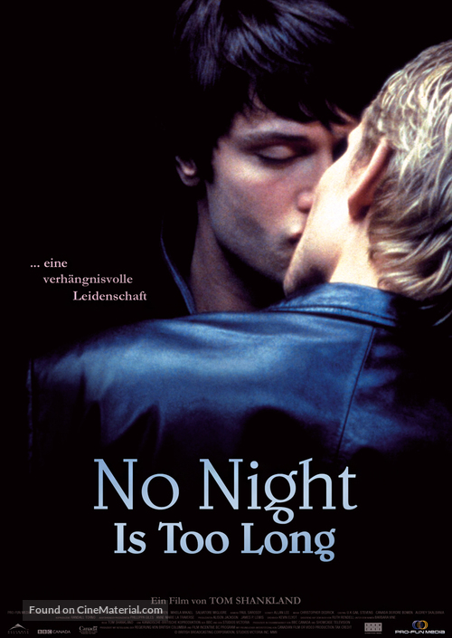 No Night Is Too Long - German Movie Poster
