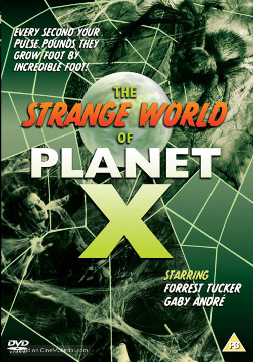 The Strange World of Planet X - British DVD movie cover