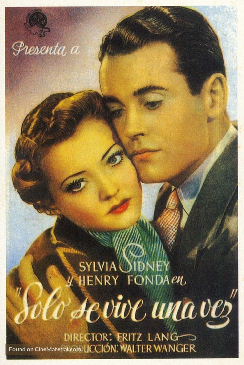 You Only Live Once - Spanish Movie Poster