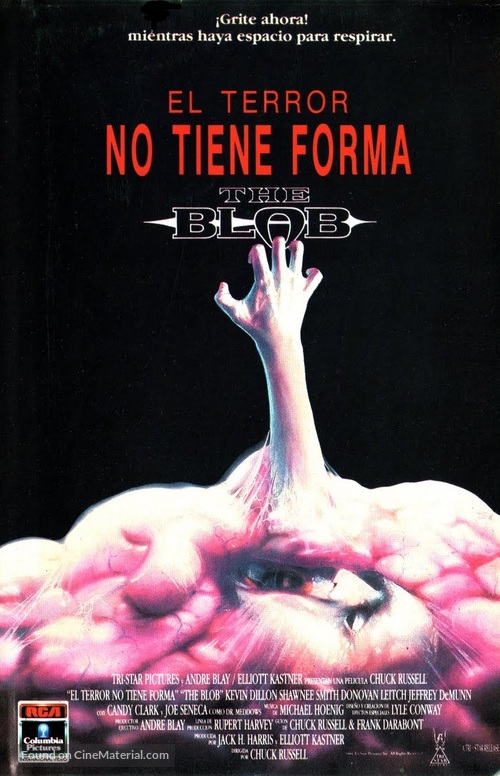 The Blob - Spanish VHS movie cover