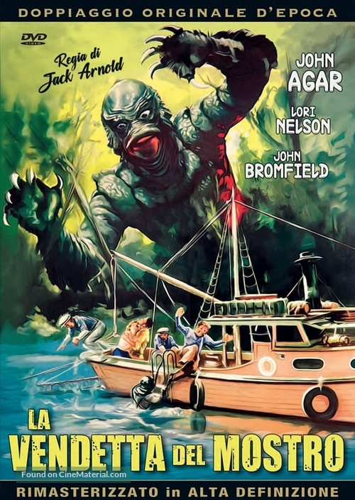 Revenge of the Creature - Italian DVD movie cover